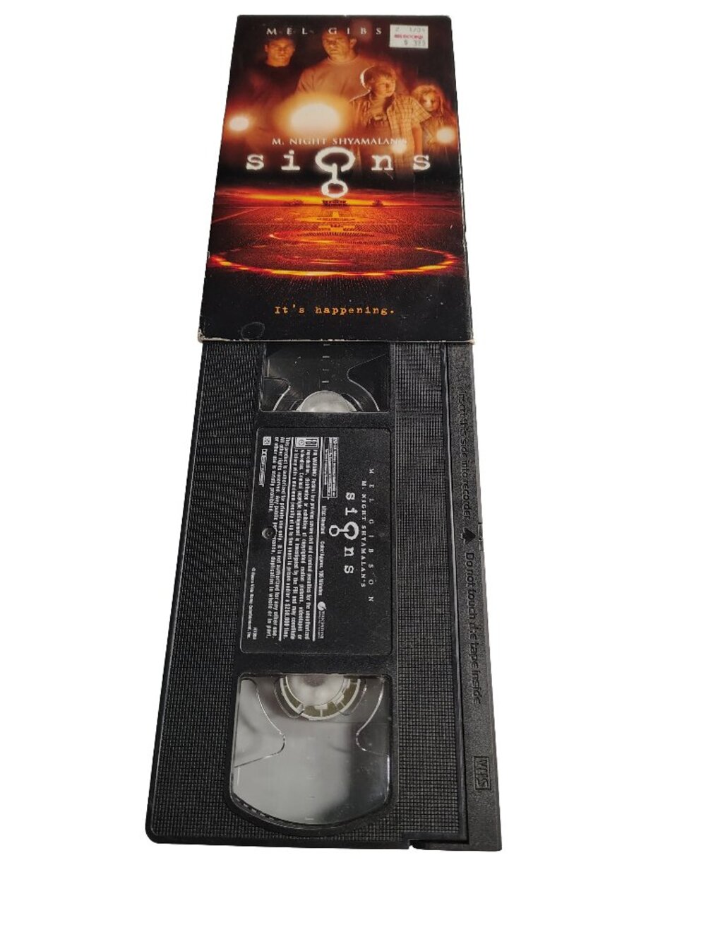 (2002) Signs Rated PG-13 Sci-fi/Thriller VHS Cassette Tape